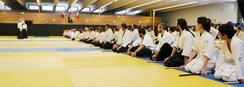 Aïkido aux dojos du 25 et du 68 essayez les arts martiaux japonais